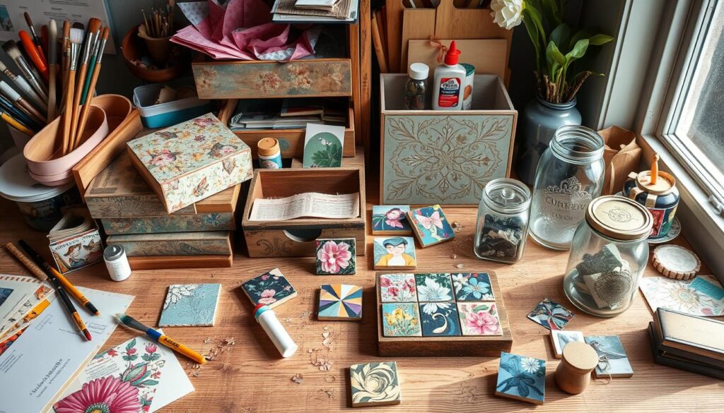 Easy decoupage and photo transfer crafts